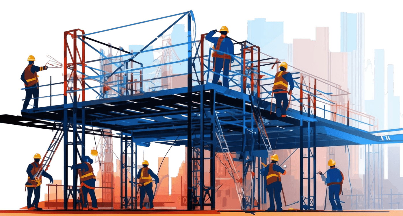 TripGuard construction workers on site